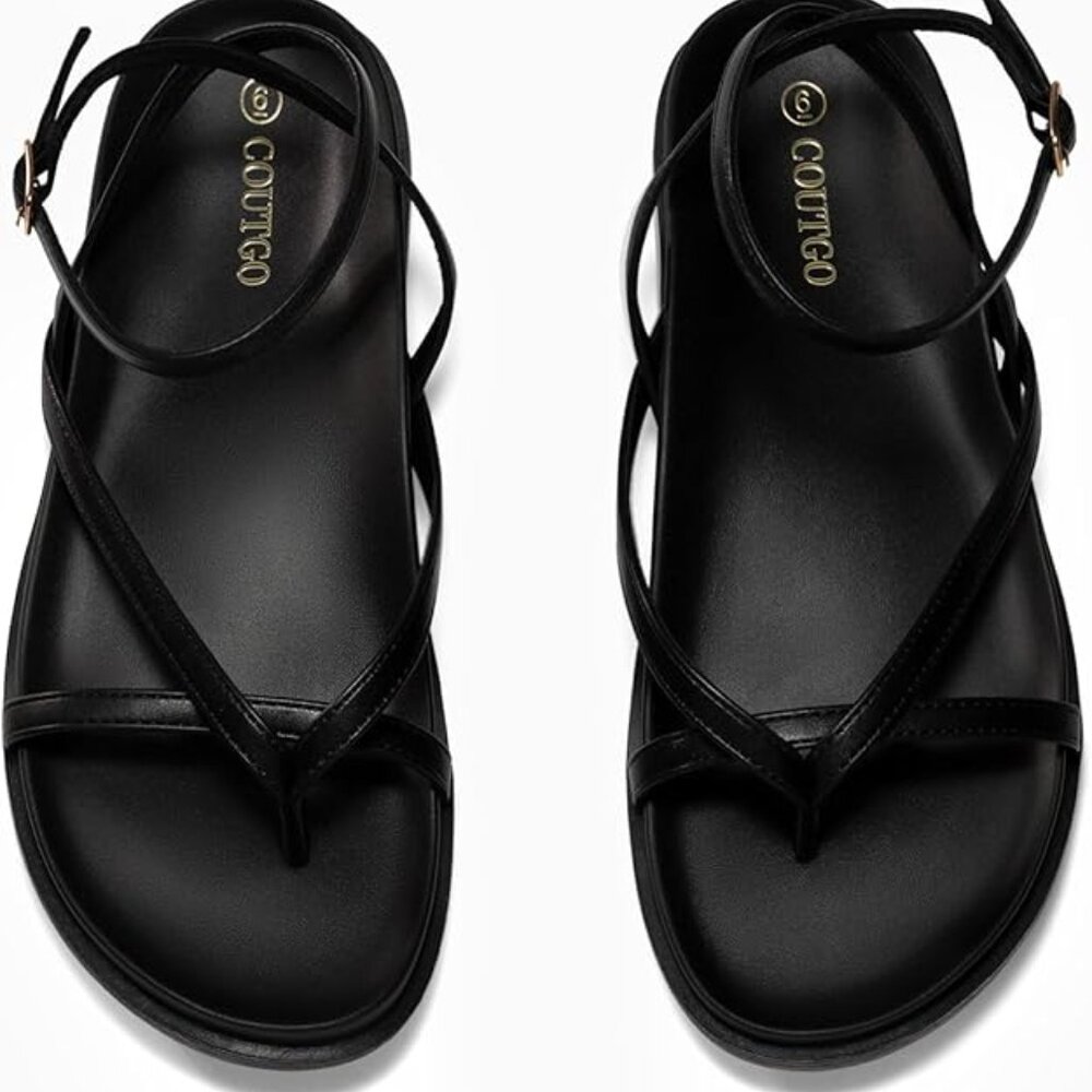 BLACK VACATION SANDALS - Picture 4 of 4